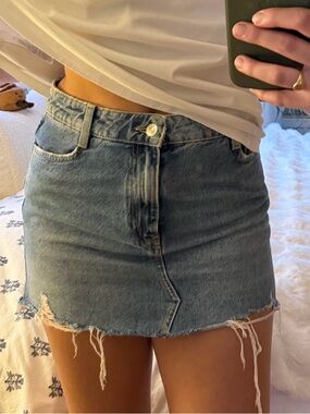 Zara Denim Mini Skirt